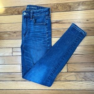 American Eagle Outfitters 360 next level stretch super hi rise  jegging jeans
